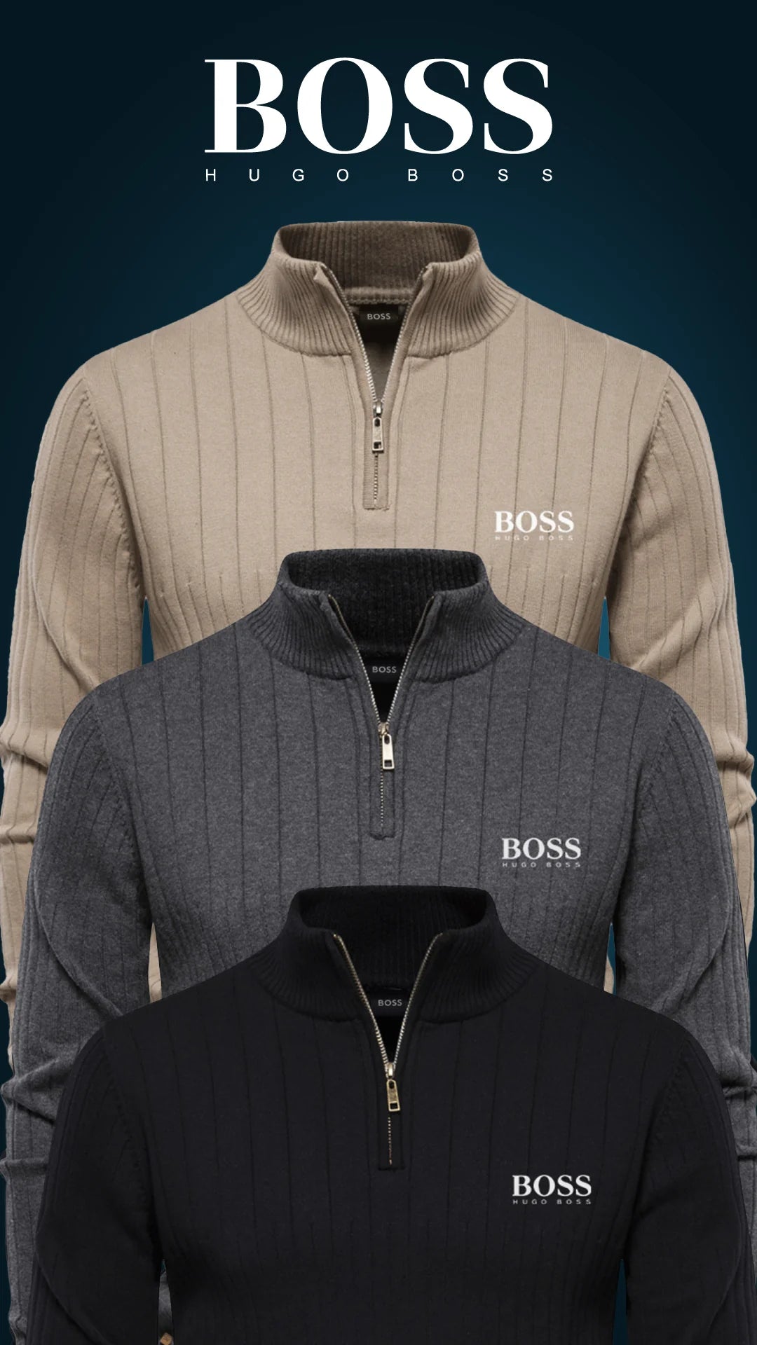 Zip-up sweater HB (CLEARANCE)